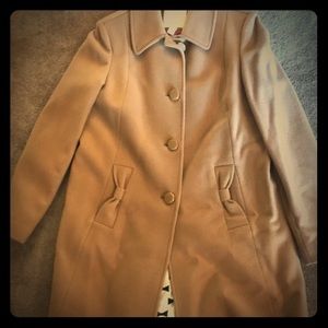 Fantastic NWT Kate Spade wool/cashmere blend coat